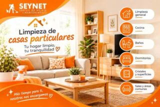 ✨🏠 ¡TU CASA LIMPIA, SIN QUE TÚ TE PREOCUPES! 🧹✨

¿No tienes tiempo para limpiar? ¿Necesitas una ayuda extra en casa?

👉 ¡En SEYNET NETEJA nos encargamos!

🧽 Ofrecemos servicio de limpieza de casas particulares, adaptándonos a las necesidades de cada cliente:

🔹 Limpiezas puntuales — cuando necesitas una puesta a punto.
🔹 Limpiezas semanales — para mantener tu hogar siempre impecable.
🔹 Limpiezas periódicas — según la frecuencia que necesites.
🔹 Limpiezas a medida — tú nos dices qué necesitas y nos adaptamos.

💪 Profesionalidad, confianza y atención personalizada.

☕❤️ Tú disfruta de tu tiempo. ¡De la limpieza nos ocupamos nosotros!

📞 651 039 639
📩 SEYNET NETEJA

✨ Porque una casa limpia se disfruta mucho más. ✨

👉 ¡Llámanos y pide información sin compromiso!